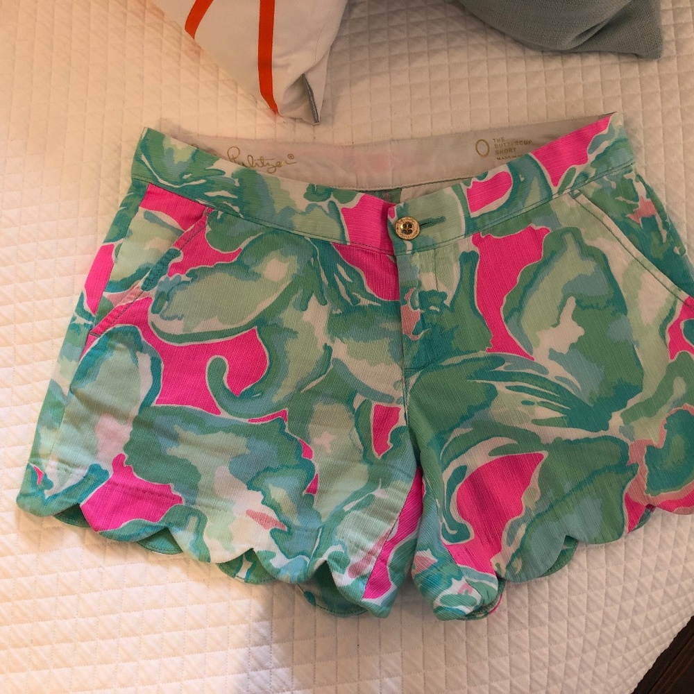 Lilly Pulitzer Buttercup Shorts Size 0